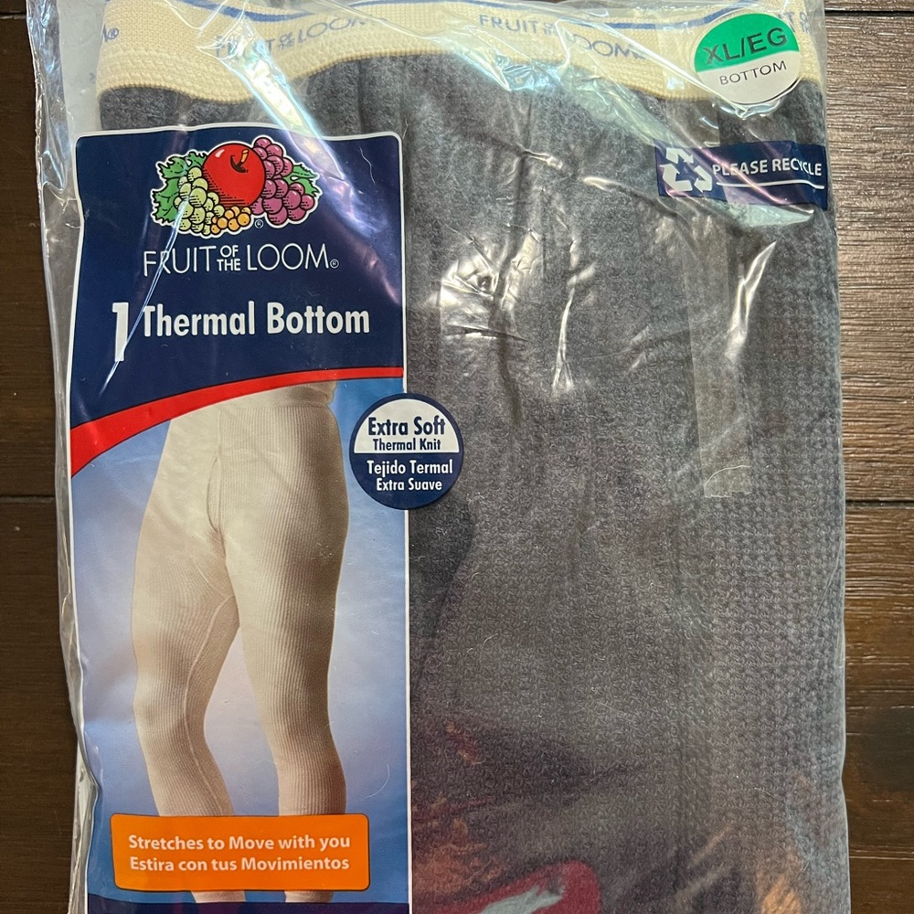 Fruit of the Loom Navy Thermal Bottoms - Brand new still in packaging